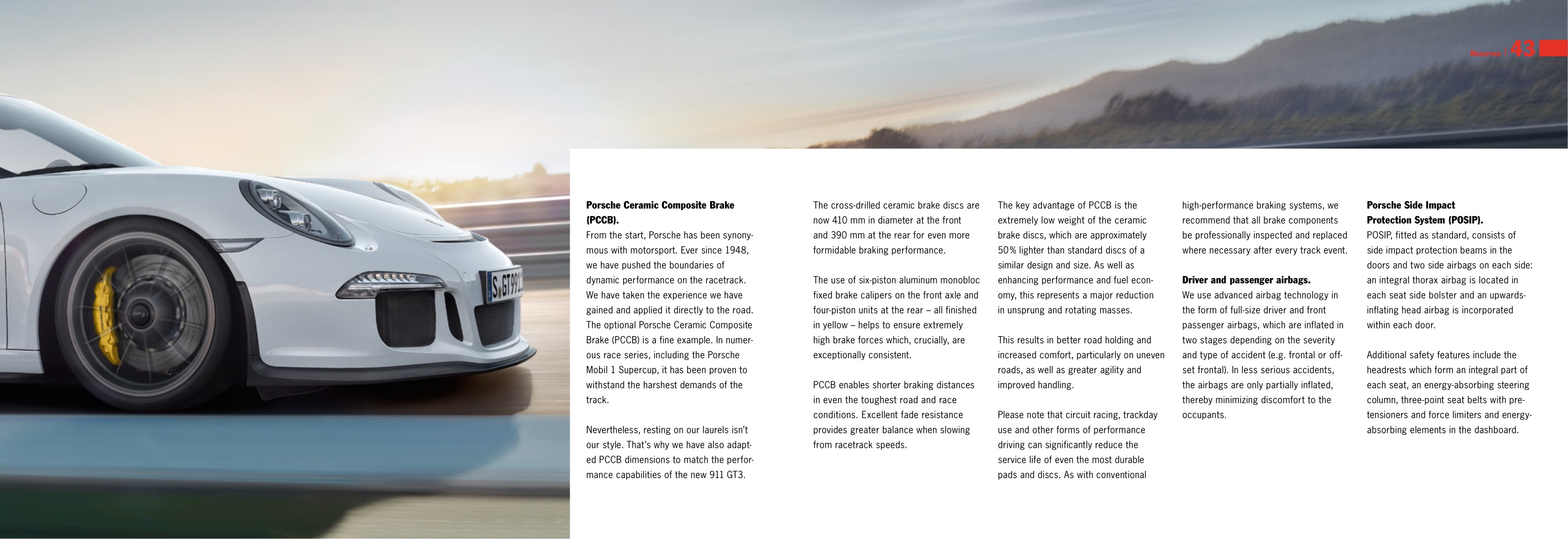 2014 Porsche 911 GT3 Brochure Page 12